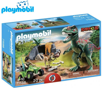 Playmobil tiranosaurus rex con exploradora 71588