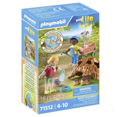 Playmobil 71512 cuidados de la familia de erizos My Life
