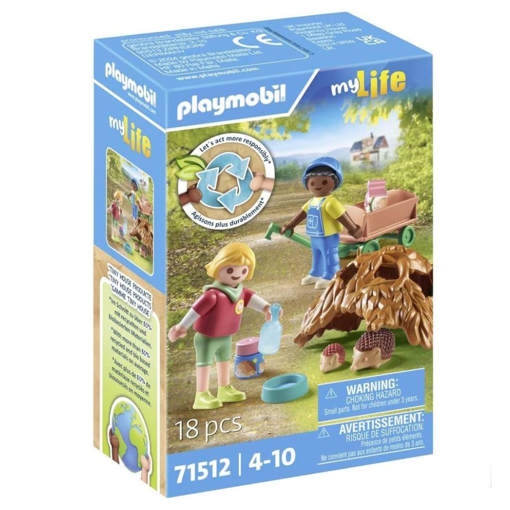 Playmobil 71512 cuidados de la familia de erizos My Life
