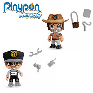 Policía y aventurero Pinypon Action