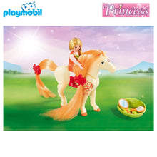 Cargar imagen en el visor de la galería, Princesa con caballo Playmobil
