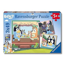 Cargar imagen en el visor de la galería, Puzzle Bluey 3 x 49 piezas Ravensburger
