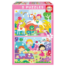Cargar imagen en el visor de la galería, Puzzle fantasía 2 x 48 piezas Educa
