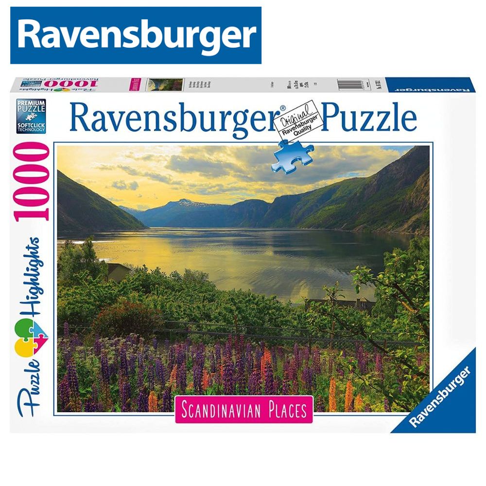 Puzzle fiordos noruegos Ravensburger 1000 piezas