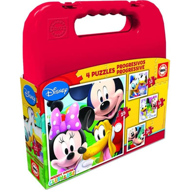 Puzzle maleta Mickey progresivos