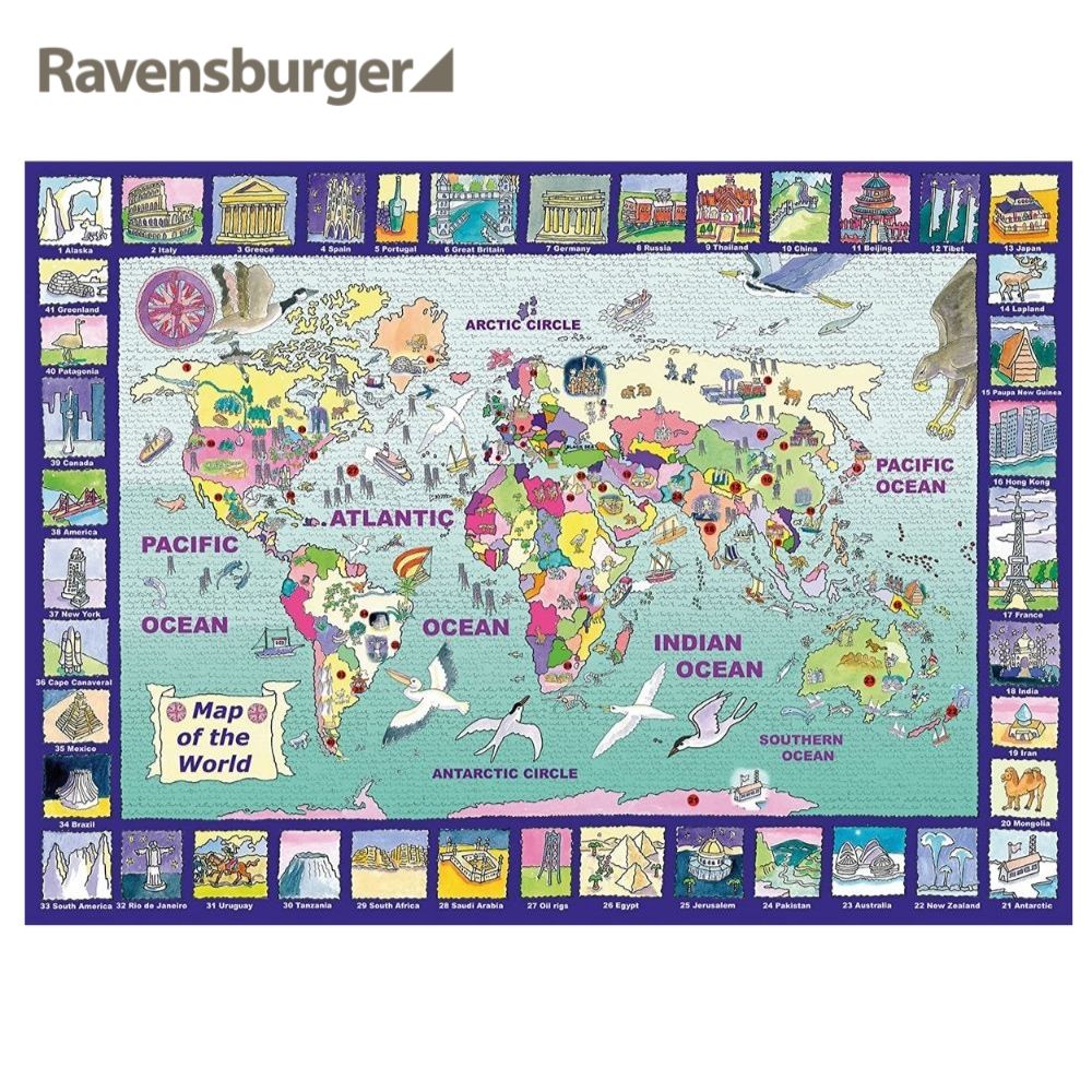 Ravensburger Puzzle Mapamundi Infantil Puzzles Ravensburger Puzzle