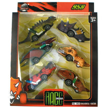 Cargar imagen en el visor de la galería, Set de 6 dinosaurios retro fricción
