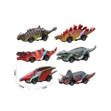 Cargar imagen en el visor de la galería, Set de 6 dinosaurios retro fricción
