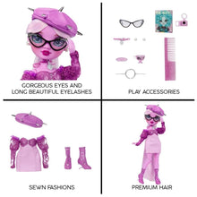 Cargar imagen en el visor de la galería, Lavender Lynn Shadow High violeta Serie 3 Rainbow High

