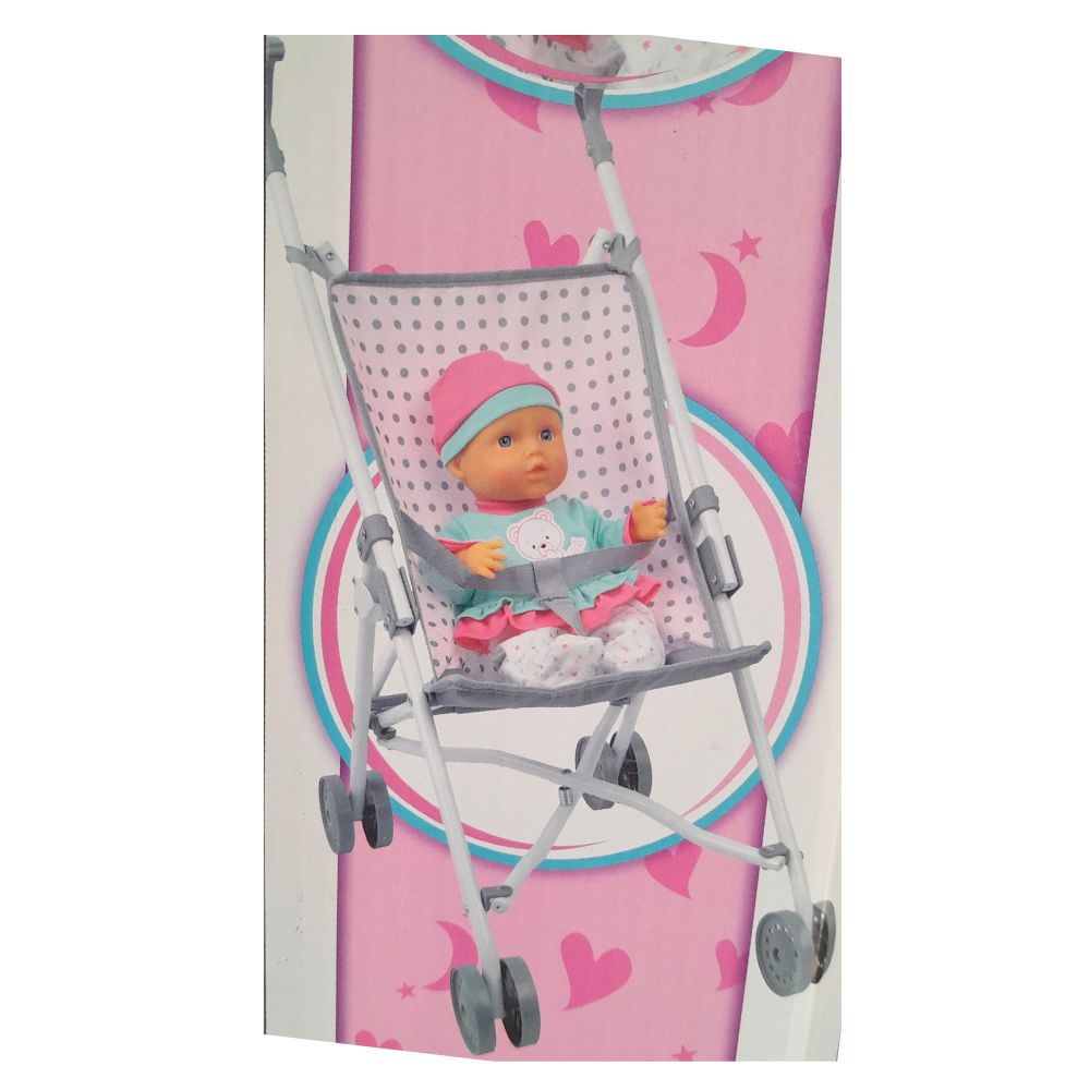 Silla paseo muñecas con bebé de juguete – MANCHATOYS