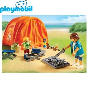 tienda de campaña playmobil 70089