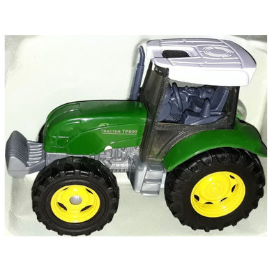 Tractor a escala 1/43 verde Teama miniatura juguete