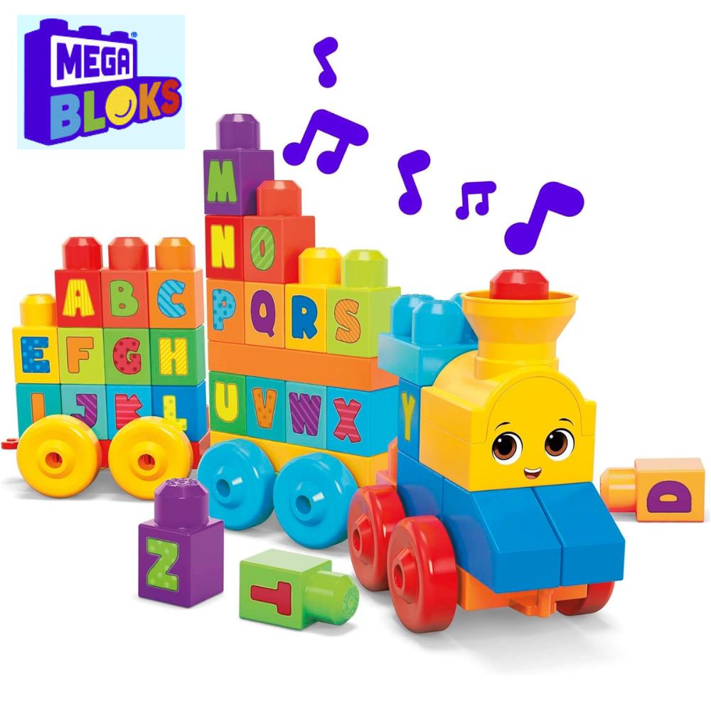 Tren aprende las letras Mega Bloks