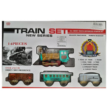 Cargar imagen en el visor de la galería, Tren locomotora clásica de juguete con luces y sonidos-
