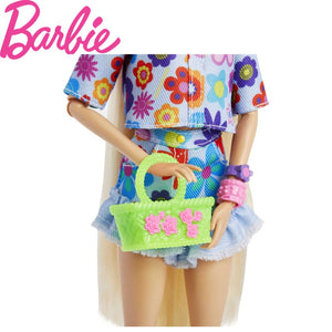 vestido Barbie extra flores
