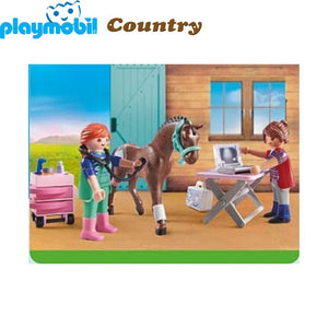 Veterinario caballos Playmobil