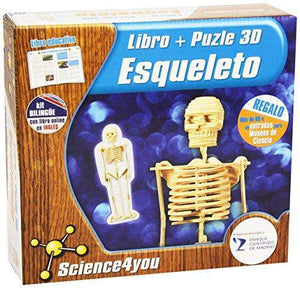 LIBRO + PUZZLE 3D ESQUELETO SCIENCE4YOU 393073