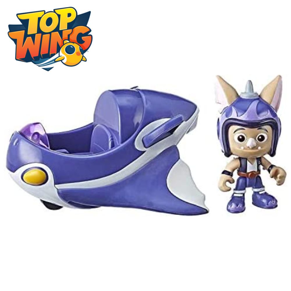 Baddy Mcbat Top Wing coche y figura-