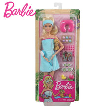 Cargar imagen en el visor de la galería, Barbie spa muñeca rubia con perrito bienestar (GJG55)-(2)

