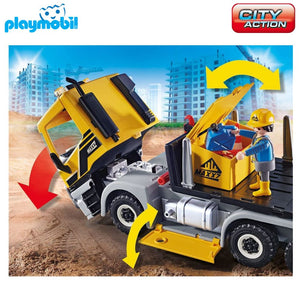 Camión construcción volquete Playmobil City Action (70444)-(1)