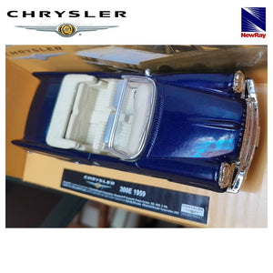 Chrysler 300E (1959) azul New Ray miniatura a escala 1/43-(3)