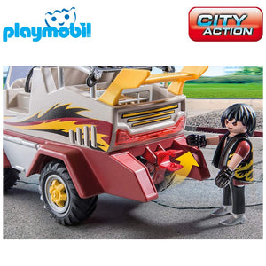 Playmobil coche anfibio City Action (9364) con ladrón