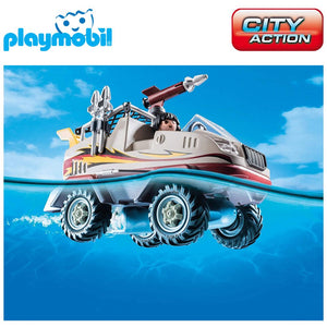 Coche anfibio de Playmobil City Action (9364) ladrón
