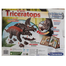 Cargar imagen en el visor de la galería, EL GRAN TRICERATOPS DINOSAURIOS CIENCIA Y JUEGO
