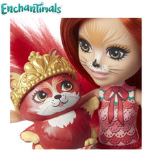 Cargar imagen en el visor de la galería, Fabrina Fox y Frisk con tocador ENCHANTIMALS muñeca Royal (GYJ05)-
