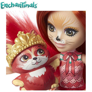 Fabrina Fox y Frisk con tocador ENCHANTIMALS muñeca Royal (GYJ05)-