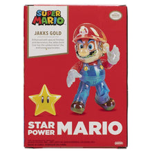 Cargar imagen en el visor de la galería, Súper Mario Bros figura Star Power Gold 10cm
