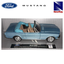 Cargar imagen en el visor de la galería, Ford Mustang azul coche a escala 1/43 New Ray
