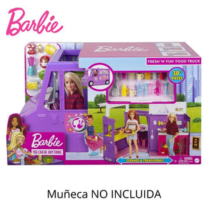 Furgoneta Barbie camioneta de comida-(2)