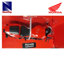 Cargar imagen en el visor de la galería, Honda CBR 600 RR roja moto a escala 1/18 New Ray-
