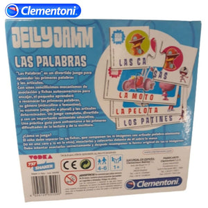 Juego de palabras Clementoni puzzle educativo para niños Jelly Jamm-(3)