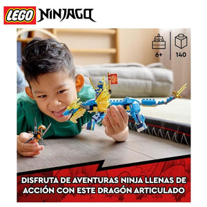 LEGO Dragón del Trueno EVO de Jay (71760) Ninjago-(3)