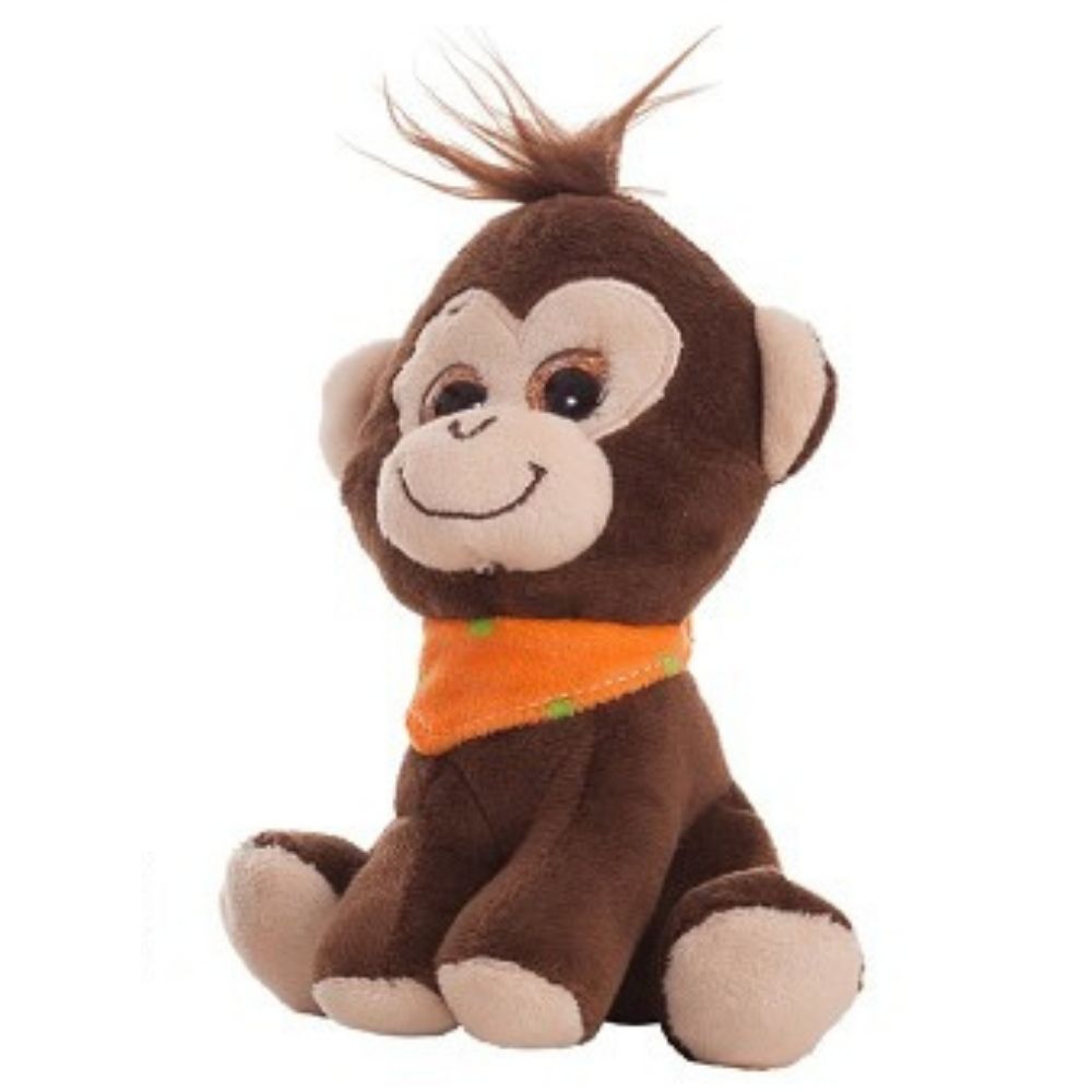 PELUCHE ANIMAL DE LA SELVA 16 CM OJOS GRANDES BRILLO (LITTLE KIDS)