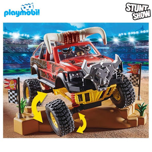 Monster Truck Horned Playmobil Stunt Show (70549)-(2)