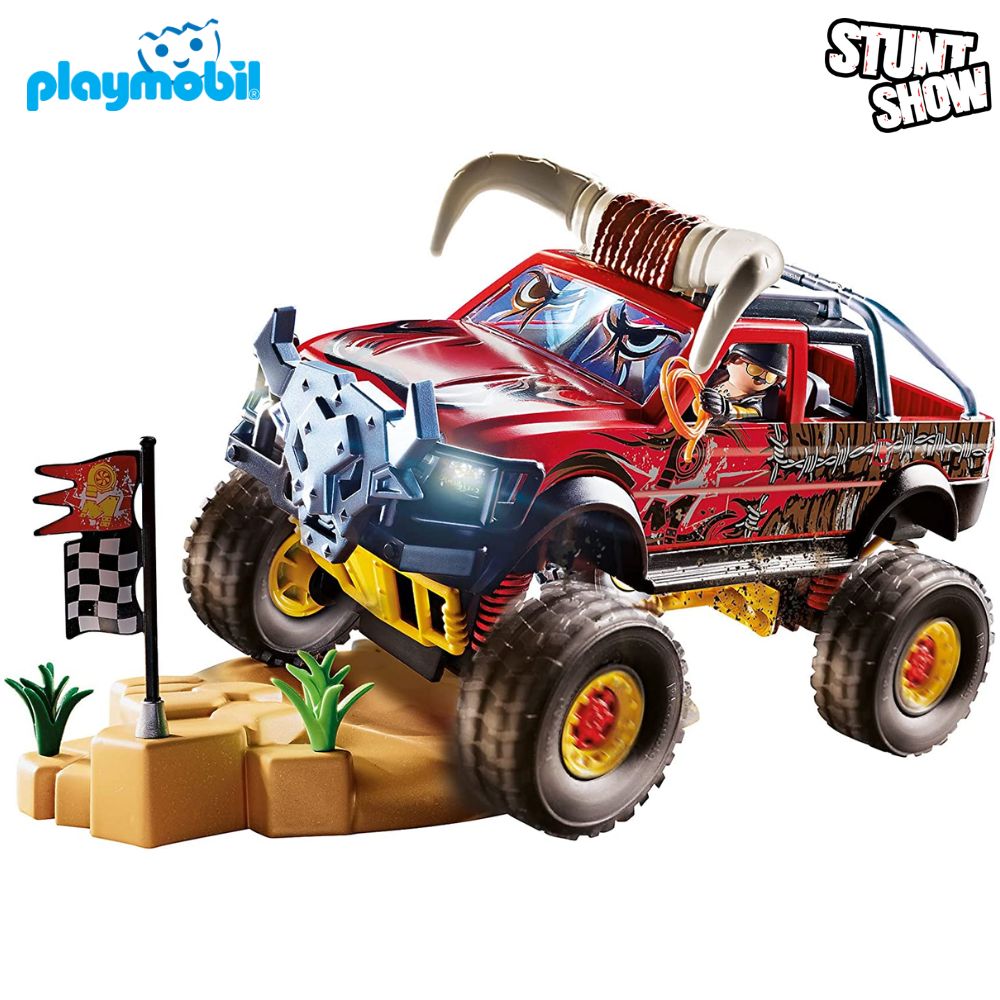 Monster Truck Horned Playmobil Stunt Show (70549)
