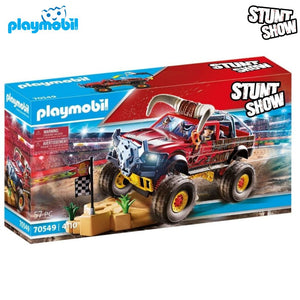 Monster Truck Horned Playmobil Stunt Show (70549)-(4)