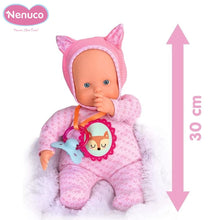 Cargar imagen en el visor de la galería, Nenuco blandito 5 funciones muñeco rosa bebé-
