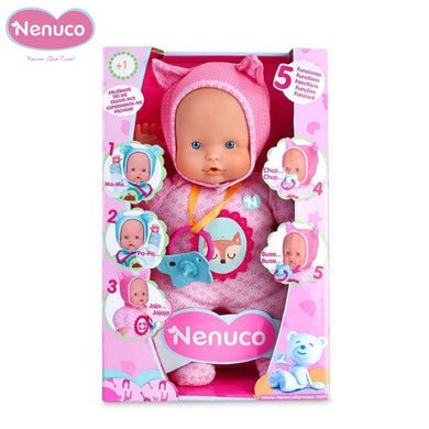 Nenuco blandito 5 funciones muñeco rosa bebé