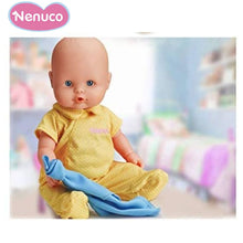 Cargar imagen en el visor de la galería, Pijama ropa de Nenuco 35 cm talla S amarillo-

