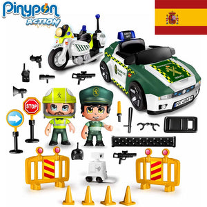 Pinypon Guardia Civil coche y moto Action con 2 figuras de policías-(3)