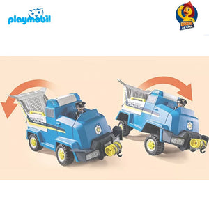 Camión y coche de policía de Playmobil Duck on Call (70915)