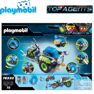 Playmobil Top Agents Arctic Regels triciclo de hielo (70232)-(1)