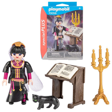 Playmobil bruja de cuentos con gato negro (70058) Special Plus
