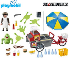Cargar imagen en el visor de la galería, Playmobil Cazafantasmas Slimer con stand de hot dog (9222)-
