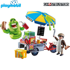 Playmobil Cazafantasmas Slimer con stand de hot dog (9222)-(1)
