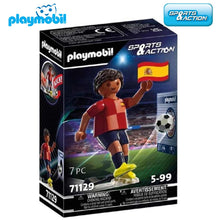 Cargar imagen en el visor de la galería, Playmobil jugador de fútbol España (71129) Sports Action
